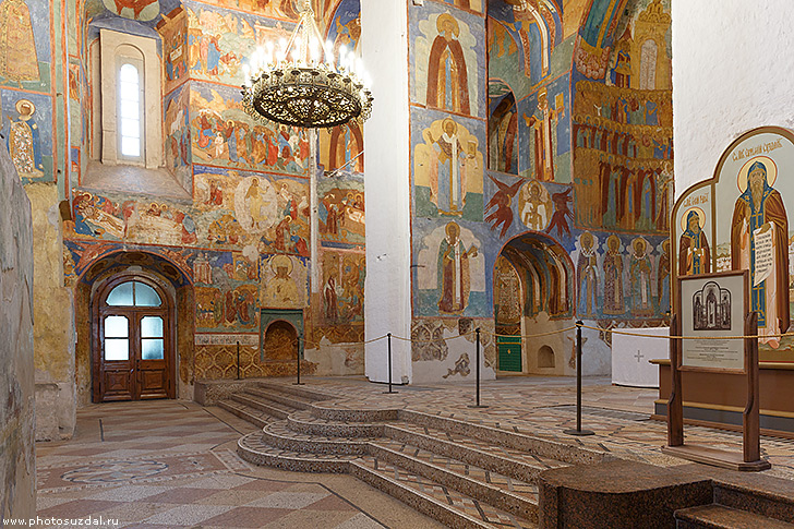 Фрески Гурия Никитина в Спасо-Преображенском соборе Суздаля