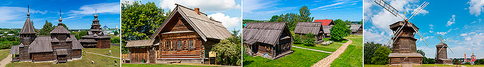 Фотографии музея деревянного зодчества в Суздале
