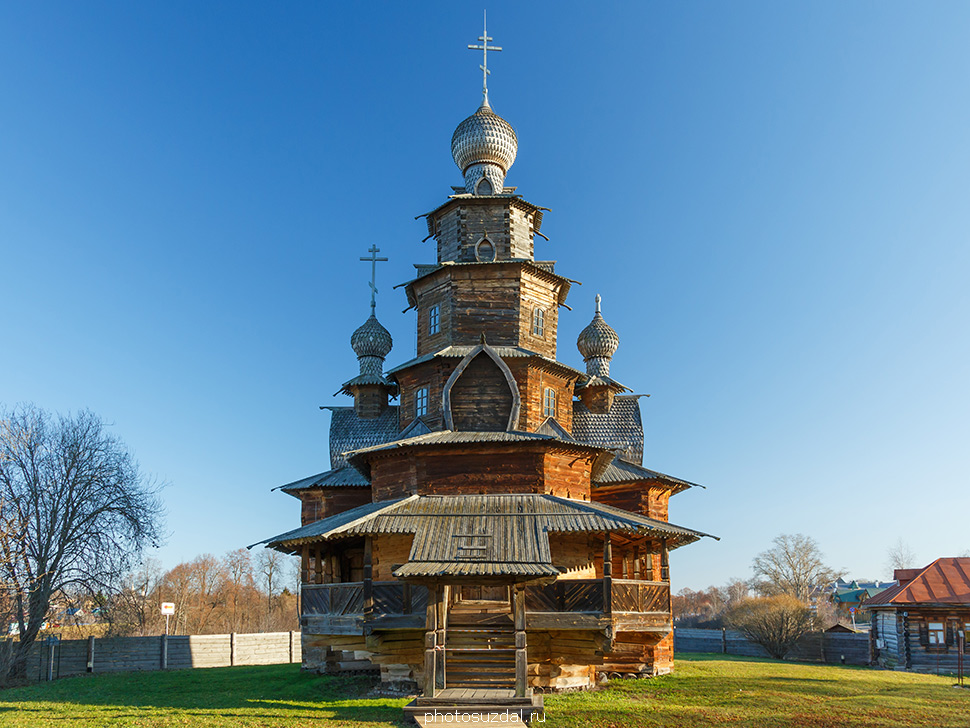 Преображенская церковь Суздальского музея деревянного зодчества